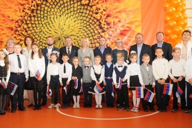 Открытие новой школы в д. Петропавловка