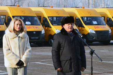 Курагинский район получил три новых школьных автобуса